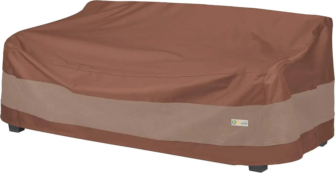 DUCKCOVERS Ultimate Waterproof 93 Inch Patio Sofa Cover, Patio Furniture Covers