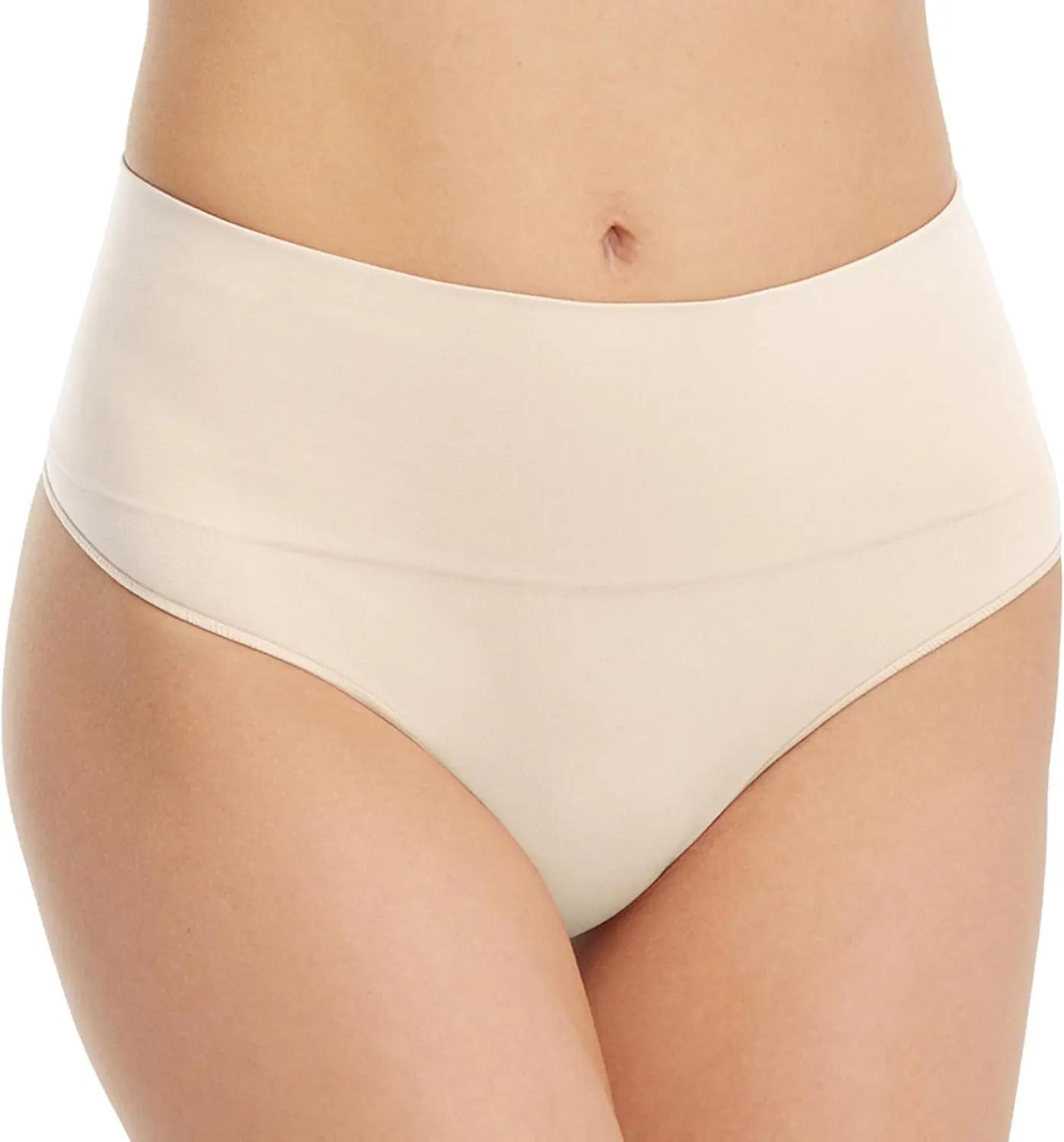 SPANX SPANXshape Everyday Shaping Thong - Core Control Shapewear Underwear - Invisible Under Clothes - Seamless Design