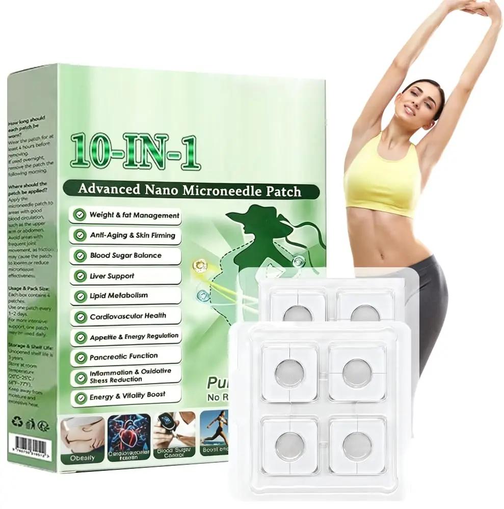 2026 New Upgraded Style10-in-1 Nano Patch, Advanced Patches, Natural Body Patches for Women and Men - Gentle Formula for All Skin(2 Boxes)