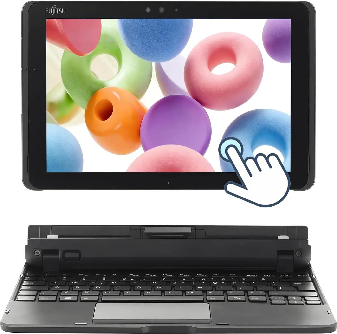 Fujitsu Tablet Stylistic Q508 Touchscreen Laptop, 10.1in FHD Windows 11 Tablet, Intel Atom x5-Z8550 Processor, 4GB RAM, 64GB SSD, English &amp; Japanese Keyboard (Renewed)