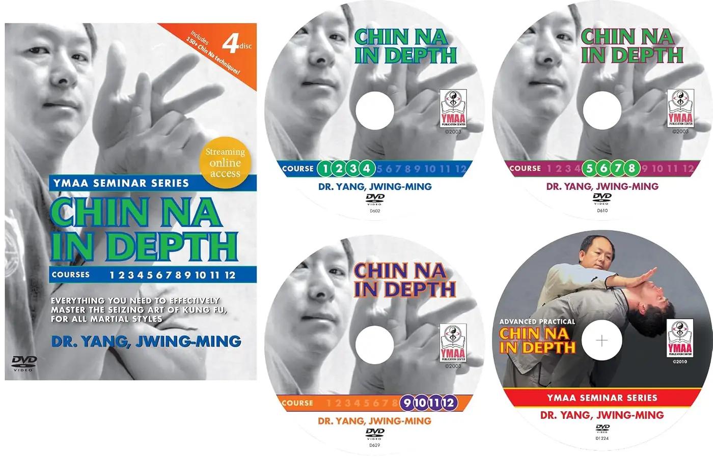 Chin Na In Depth Complete Collection 4-DVD (YMAA Chin Na Joint Locks) Dr. Yang, Jwing-Ming **Chinese Kung Fu Bestseller**