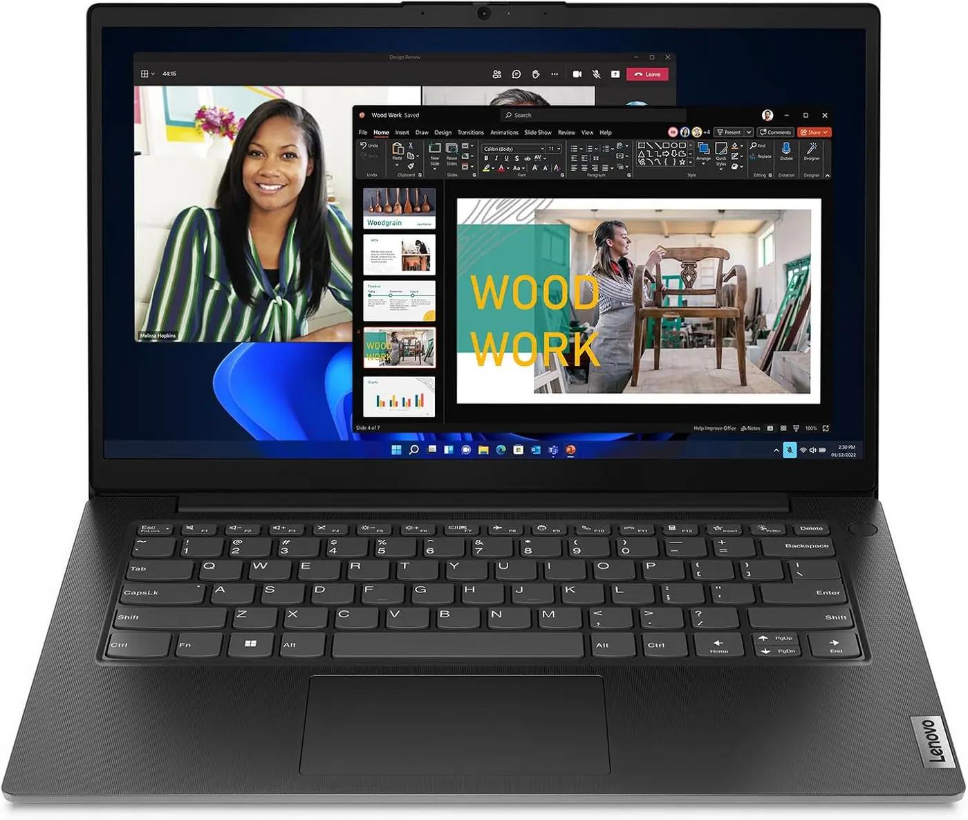 Lenovo 14 G4 - Laptop for Business - Intel Core i7-13620H - 14" FHD Display - 8GB RAM (upgradable to 16GB) - 256GB Storage (upgradable to 1TB) - Windows 11 Home - Thin &amp; Portable - Business Black Global Recycled Standard