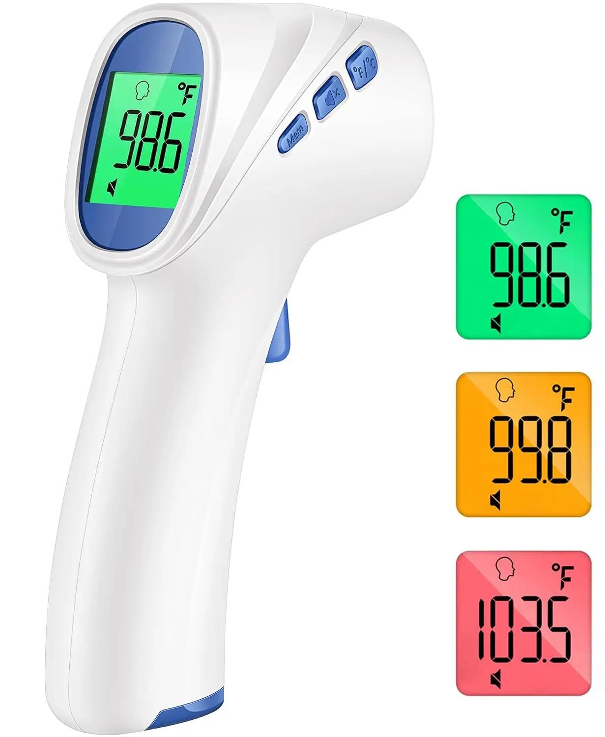 Forehead Thermometer for Adults and Kids, Digital Baby Thermometer with Fever Alarm, Fast Accurate Results, Home Medical &amp; Nurse Essentials
