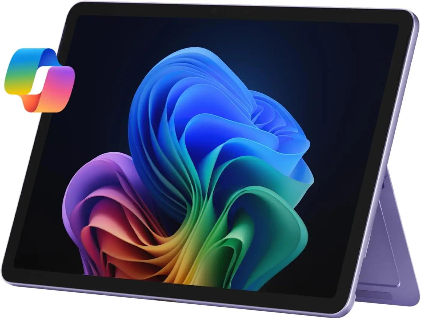 Microsoft Surface Pro 2-in-1 Laptop/Tablet (2025), Windows 11 Copilot+ PC, 12" Touchscreen Display, Snapdragon X Plus (8 Core), 16GB RAM, 512GB Storage, Violet ENERGY STAR EPEAT