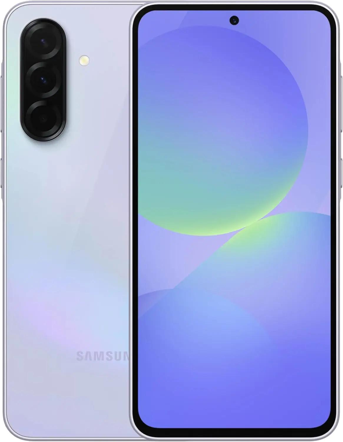 Samsung Galaxy A36 5G A Series, 128GB Unlocked Android Smartphone, AMOLED Display, Rugged Design, 5G Connectivity, Affordable Performance, US Version, 2025, US 1 Yr Warranty, Awesome Lavender