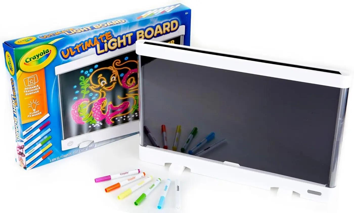 Crayola Ultimate Light Board - White, Kids Drawing Tablet, Gifts for Kids, LED Drawing Board, Sketching Art Projector, Toys for Boys &amp; Girls, 6+