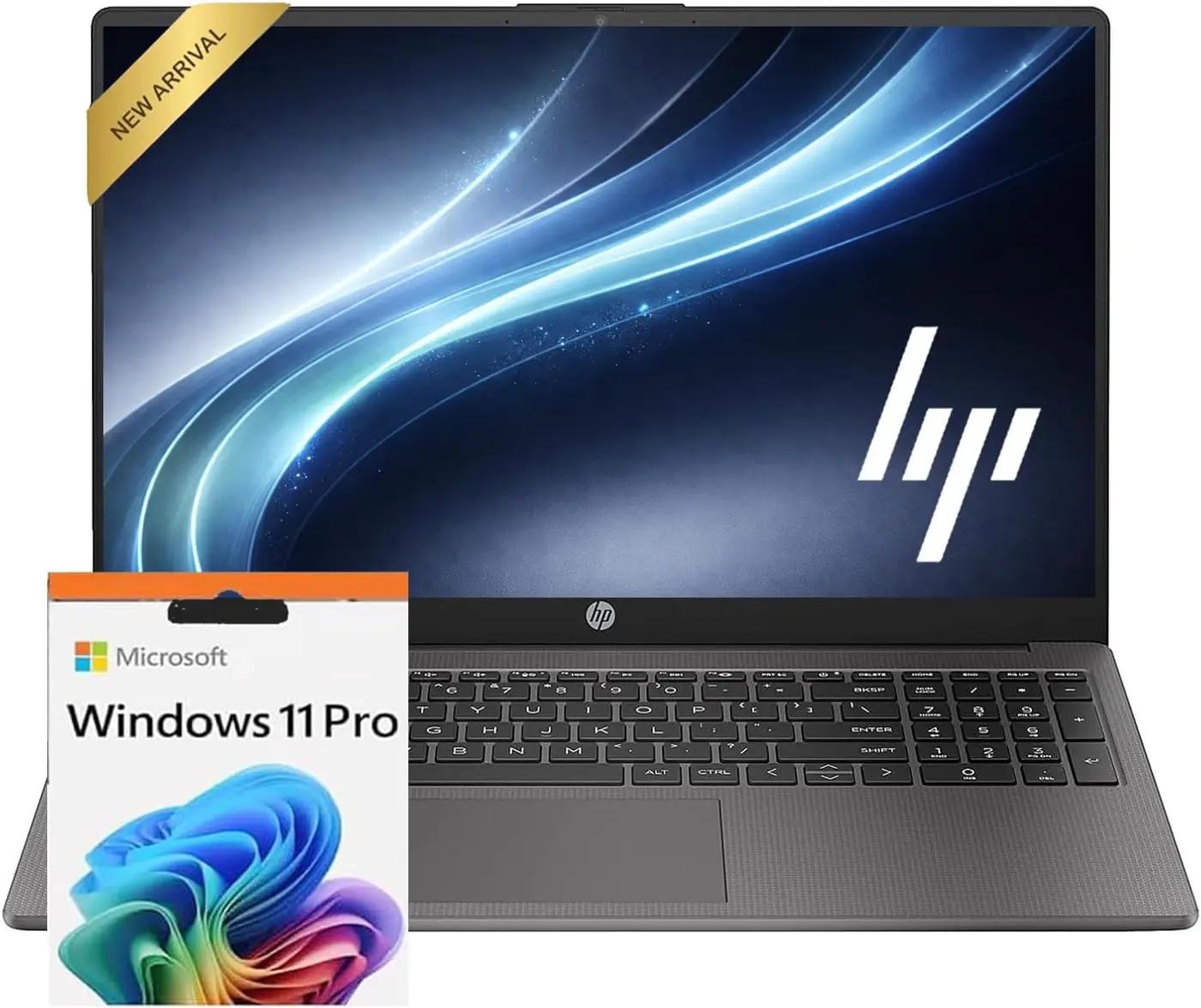 HP 255 G10 Business Laptop for Home or Work, 2026 Edition, 8GB RAM, 256GB SSD, 15.6" Full HD, Ryzen 5 7530U, HDMI, Windows 11 Pro with Office 365 for The Web, w/o Mouse