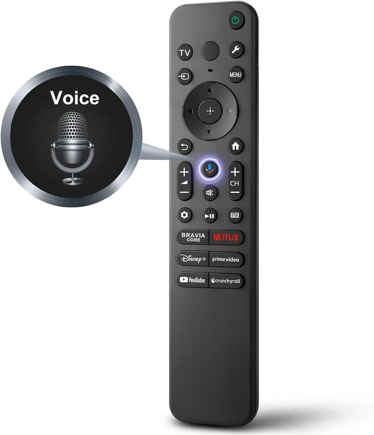 for Sony-TV-Remote-Control, Replacement for Sony Bravia TV Remote for All Smart LED OLED Series TVs with Voice Control, 1-Year Warranty