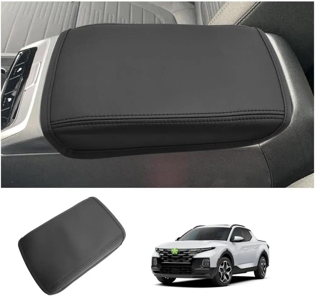 LUWU 2025 2026 Tucson Center Console Cover Compatible with 2022 2023 2024 2025 2026 Tucson Accessories Armrest Cover Center Console Pad Armrest Console Cover (Thin Black)