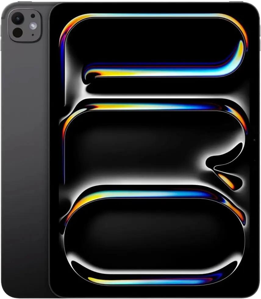 Apple iPad Pro 2024 (13-inch, Wi-Fi + Cellular, 256GB) - Space Black (Renewed)