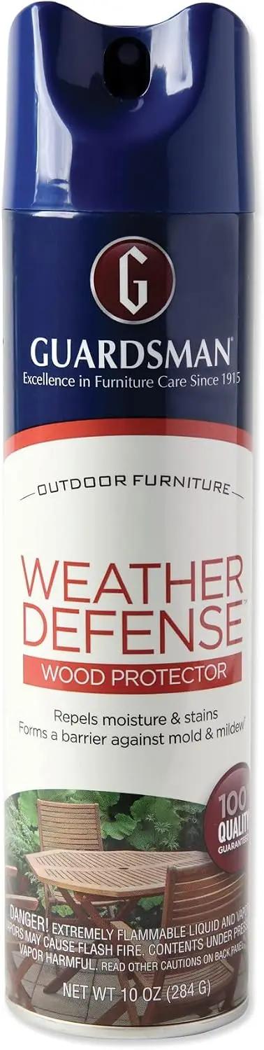 Guardsman Weather Defense Outdoor Wood Furniture Protector - 10 oz - Repels Moisture and Stains - 461900