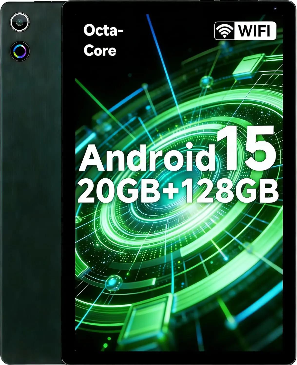 Jeazans Latest 2026 Upgraded Android 16 Tablet 10.1 Inch with IPS HD Touch Screen,Green