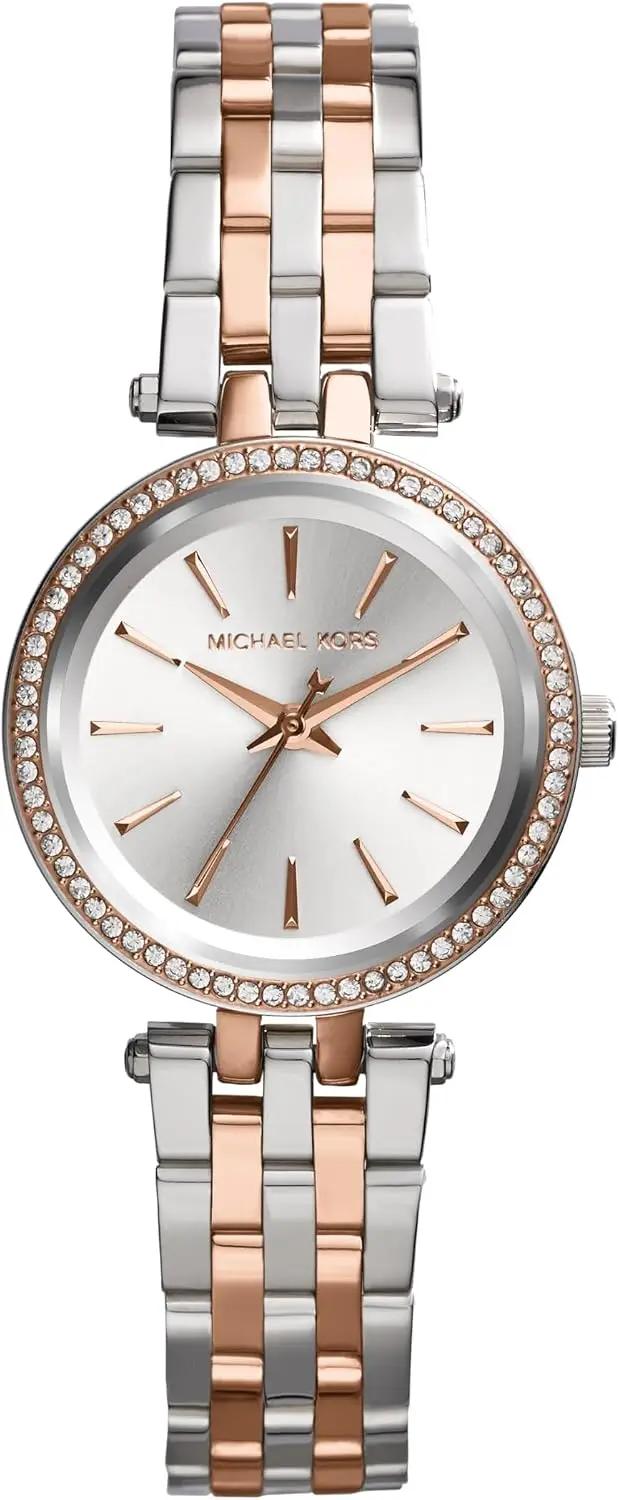 Michael Kors Darci Women's Watch, Stainless Steel and Pavé Crystal Watch for Women
