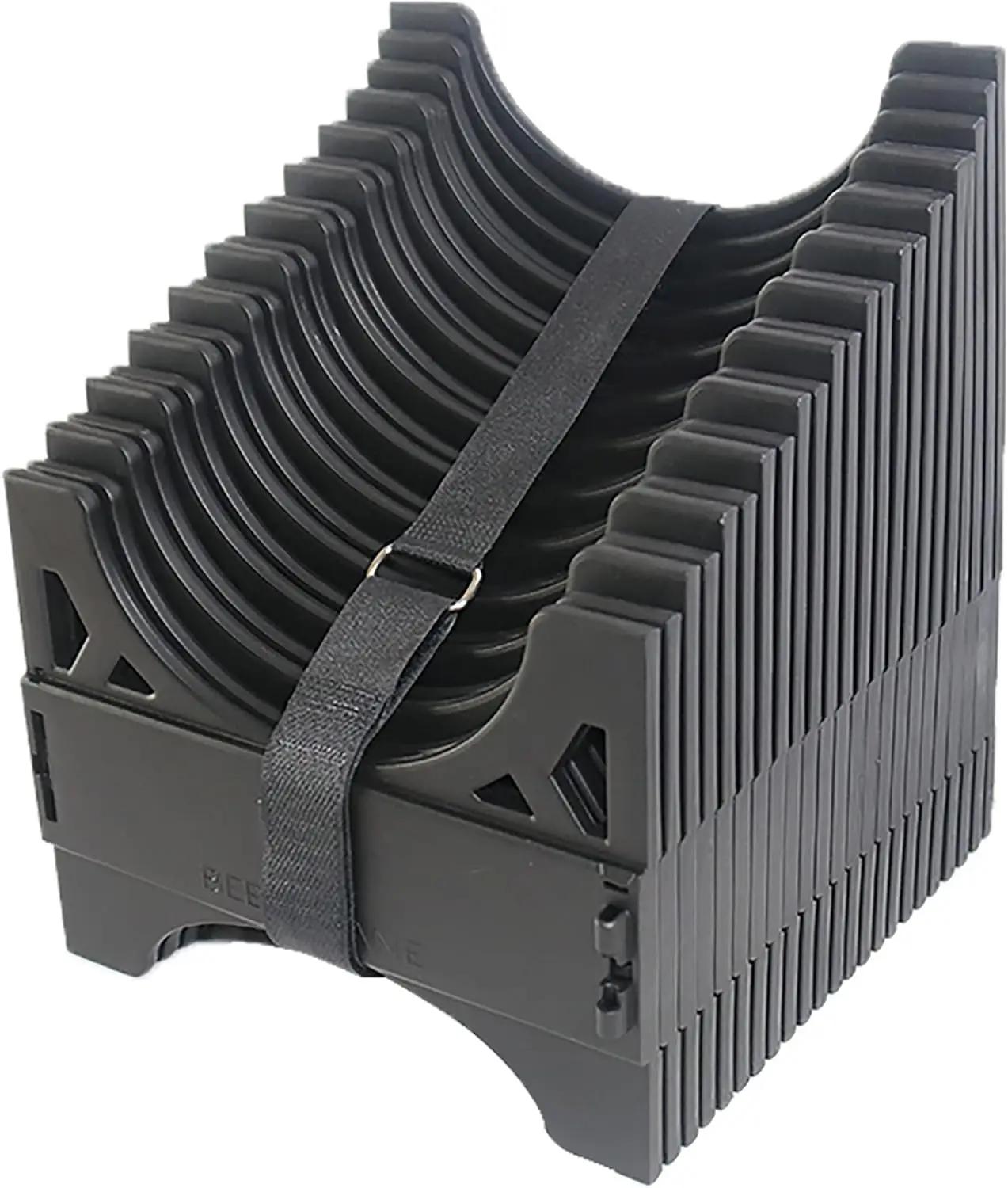 Beech Lane 20 Foot RV Sewer Hose Support with Clip On Accessory Feet for Extra Stability, Patented Nesting Design For Small Storage, Quick Setup and Collapse, Ensures Proper Drainage