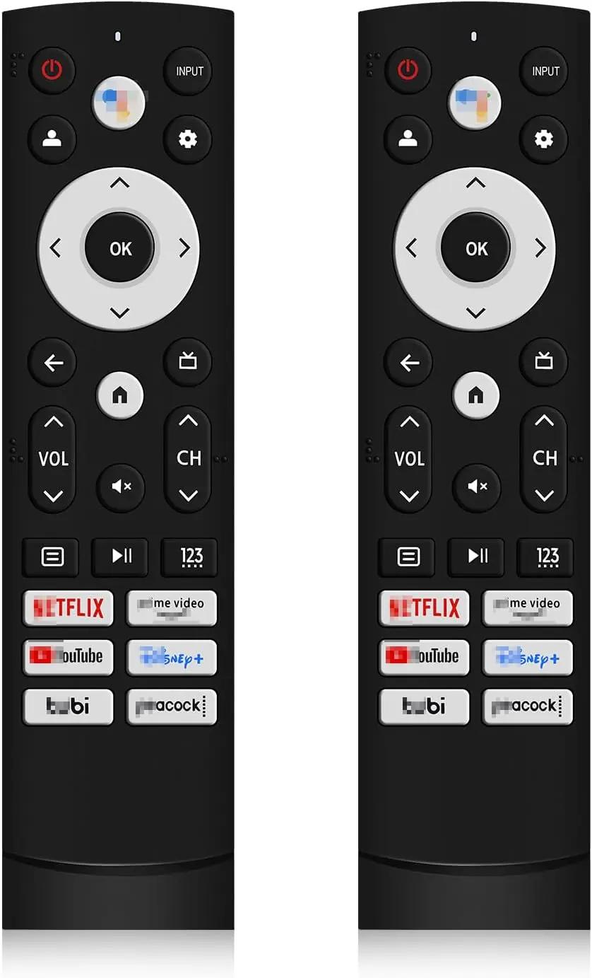 2 PC Replacement Remote Control for Hisense Smart Google TV Series,for UHD 4K ULED Google TVs,for Mini-LED ULED 4K TV Series（No Voice）
