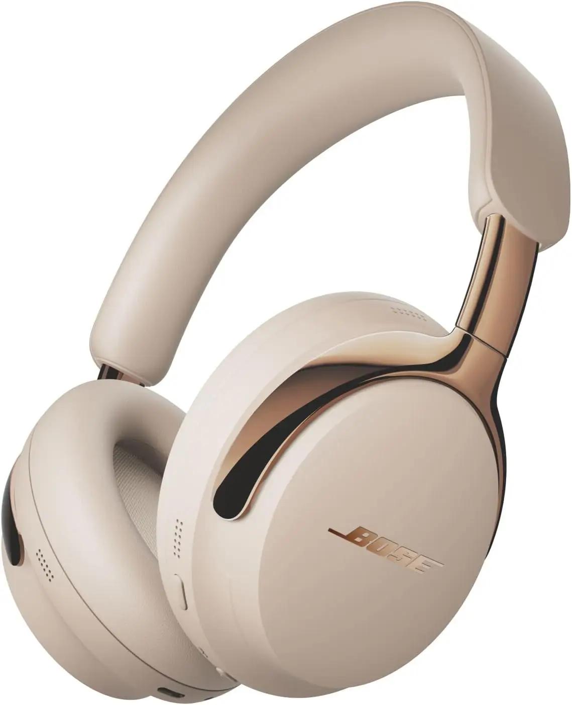 Bose QuietComfort Ultra Bluetooth Headphones (2nd Gen), Wireless Headphones with Spatial Audio, Over Ear Noise Cancelling with Mic, Up to 30 Hours of Play time, Driftwood Sand - Limited Edition