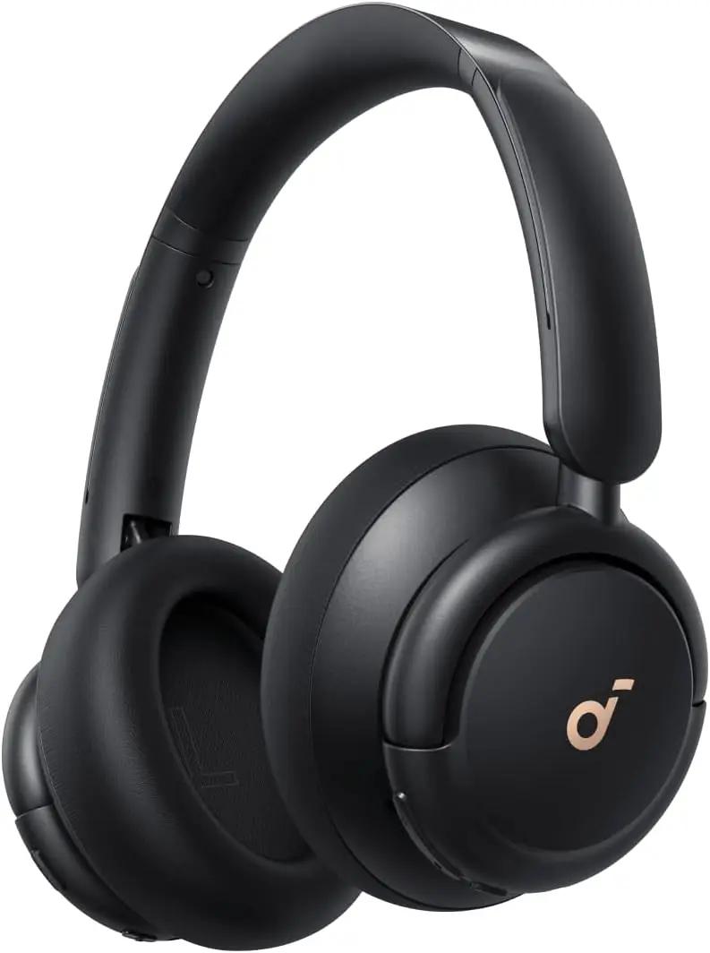 Soundcore Q30 by Anker, Hybrid Active Noise Cancelling Headphones, Multiple Modes, Hi-Res Audio, Custom EQ via App, 50H Playtime, Comfortable Fit, Bluetooth, Multipoint Connection TCO Certified