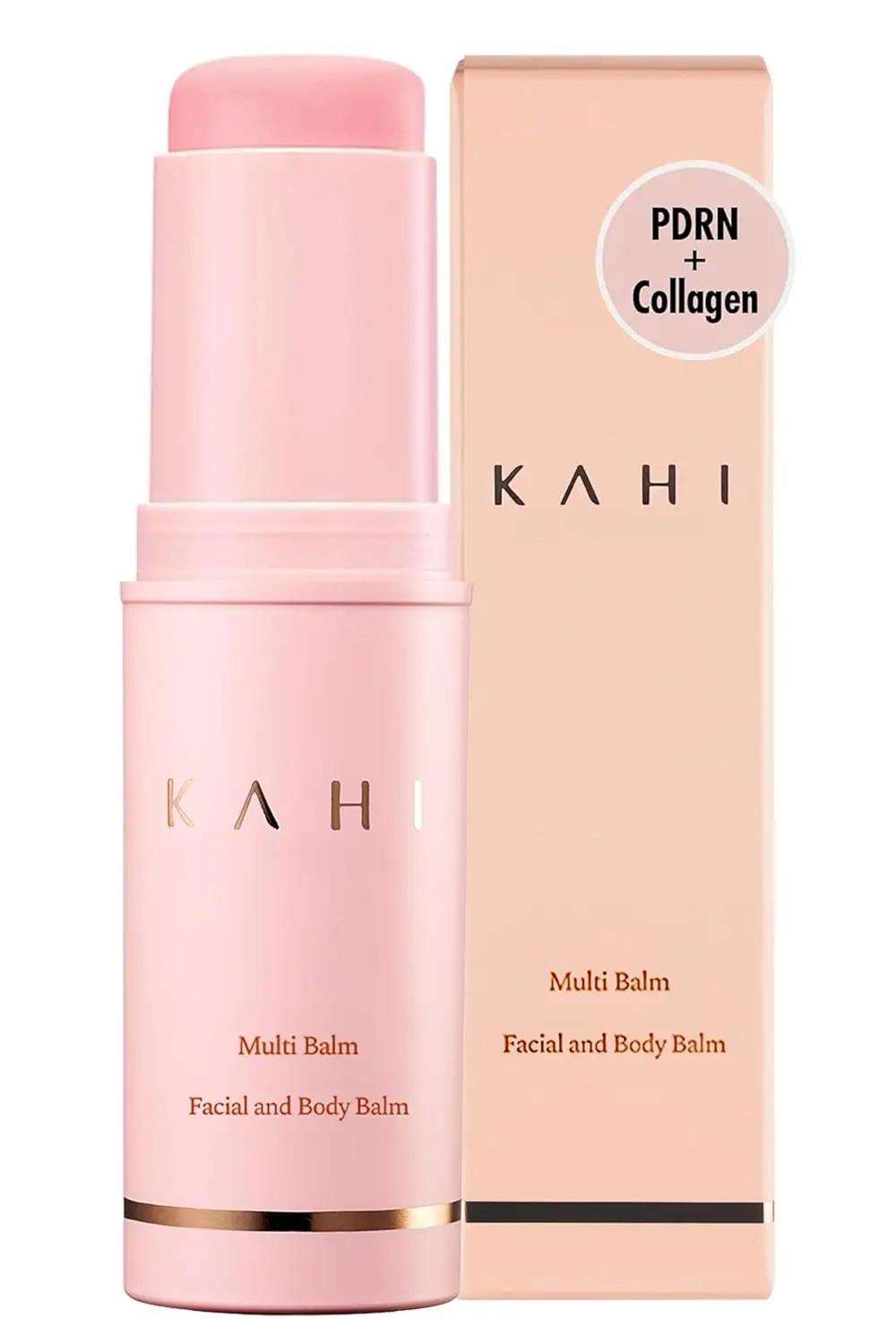 KAHI Wrinkle Bounce Multi Balm Stick | PDRN Collagen Wrinkle Stick | Korean Skin Care |All-in-One Hydrating Lip Balm Eye Cream Neck Cream Make Up Base &amp; Face Mist Moisture Balm ClimeCo Certified