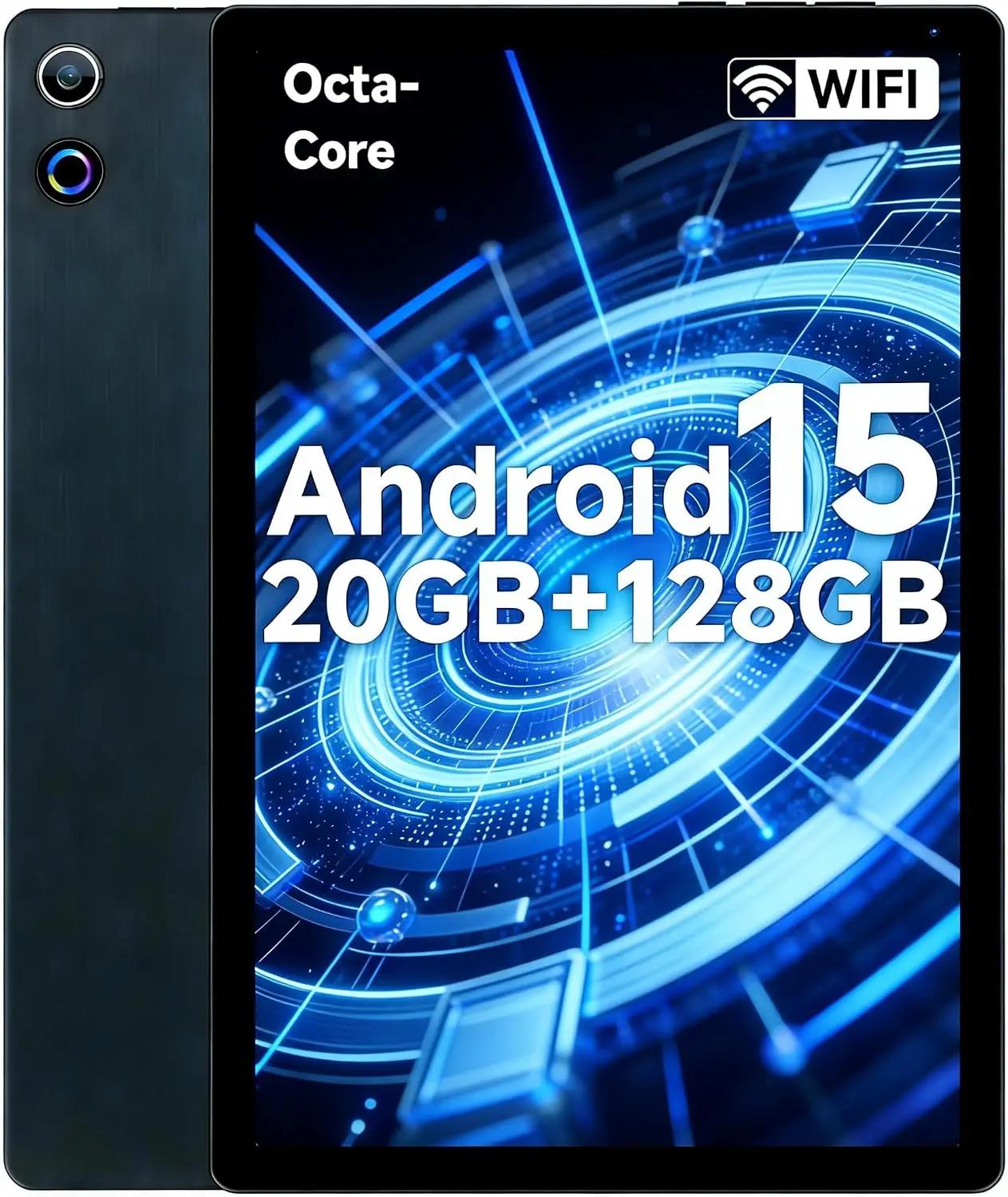 Jeazans Latest 2026 Upgraded Android 16 Tablet 10.1 Inch with IPS HD Touch Screen,Blue