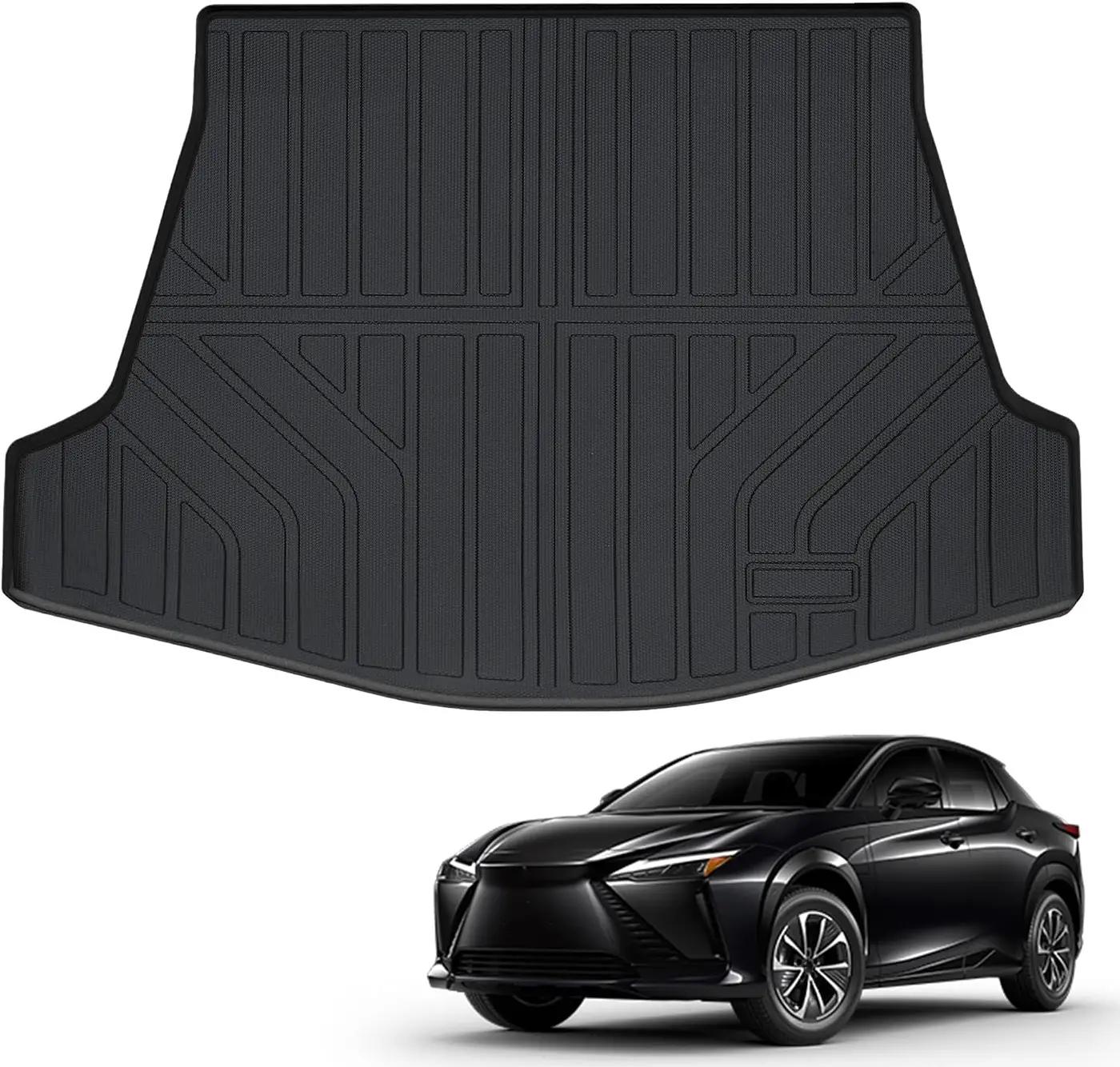All Weather Cargo Mat Fit for Lexus RZ 2026 2025 2024 2023 TPE Trunk Liner for RZ Accessories All Season Odorless Anti-Slip Black
