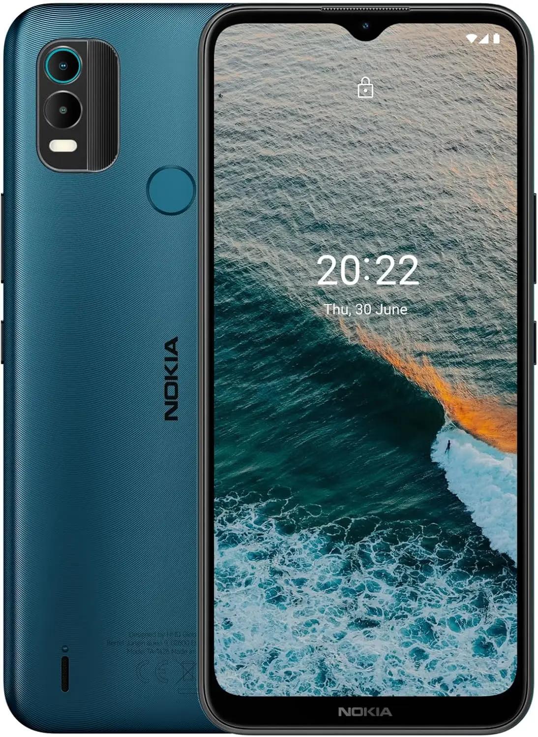 Nokia C21 Plus | Android 11 (Go Edition) | Unlocked GSM Smartphone | 2-Day Battery | Dual SIM | 2/64GB | 6.52-Inch Screen | Cyan | Not Compatible with Verizon or AT&amp;T