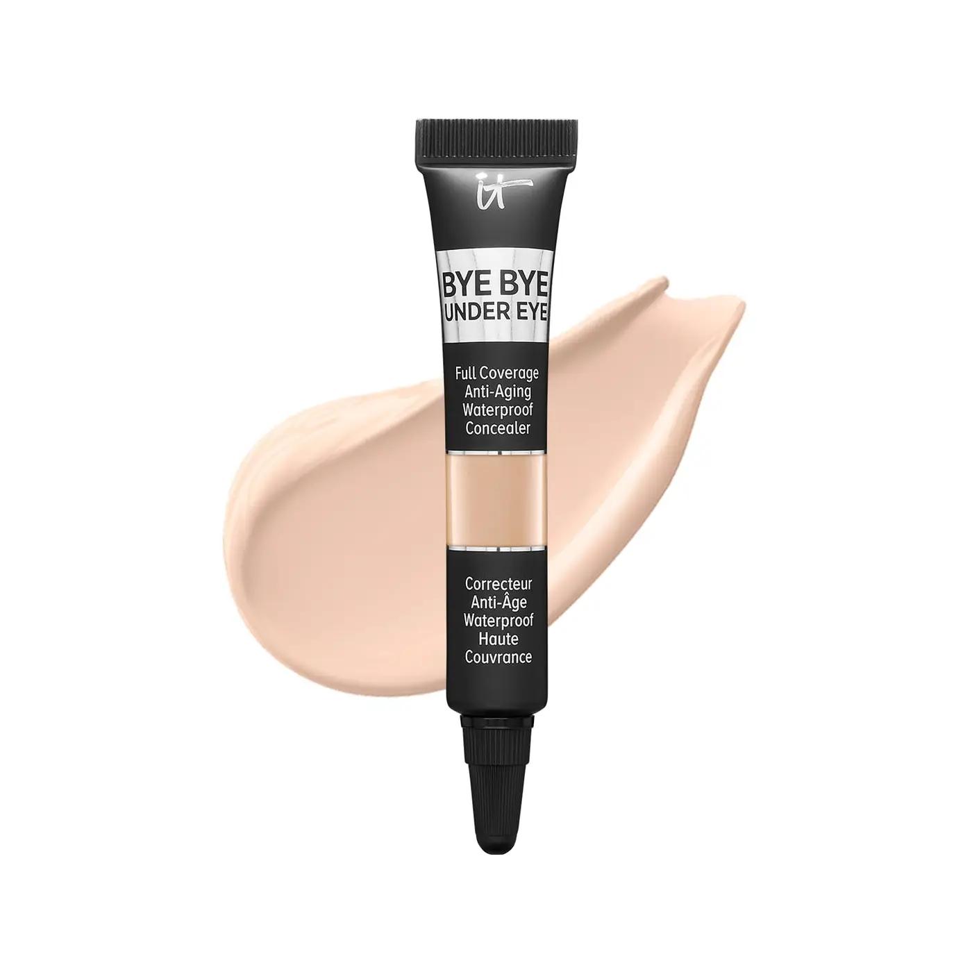 IT Cosmetics Bye Bye Under Eye Concealer - Full Coverage, Water-Resistant, Brightening Concealer For Dark Circles, Fine Lines, Redness, Discoloration, Anti-Aging Color Corrector, 24H Wear- 0.4 fl oz