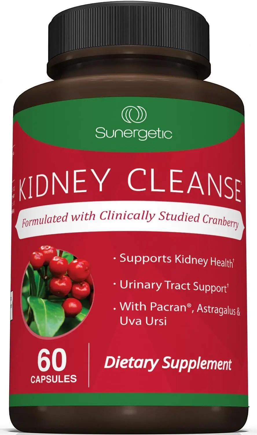 Premium Kidney Cleanse Supplement – Powerful Kidney Support Formula With Cranberry and Astragalus- Helps Support Healthy Kidneys &amp; Urinary Tract Support - Kidney Cleanse Detox &amp; Repair – 60 Capsules