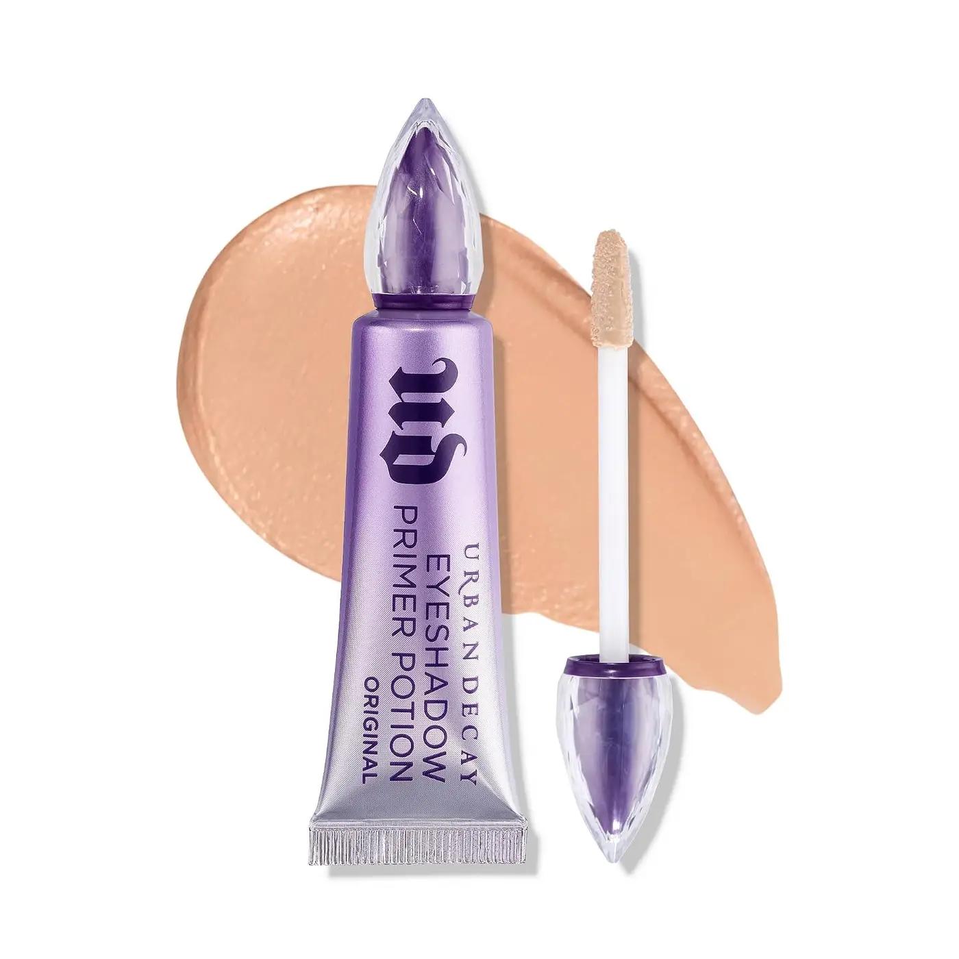 Urban Decay Eyeshadow Primer Potion - Waterproof, Eyelid Base Primer, Nude, Up to 8 Hour Wear, Long Lasting Crease-Resistant Eye Makeup, Translucent Shade, Universal for All Skin Tones