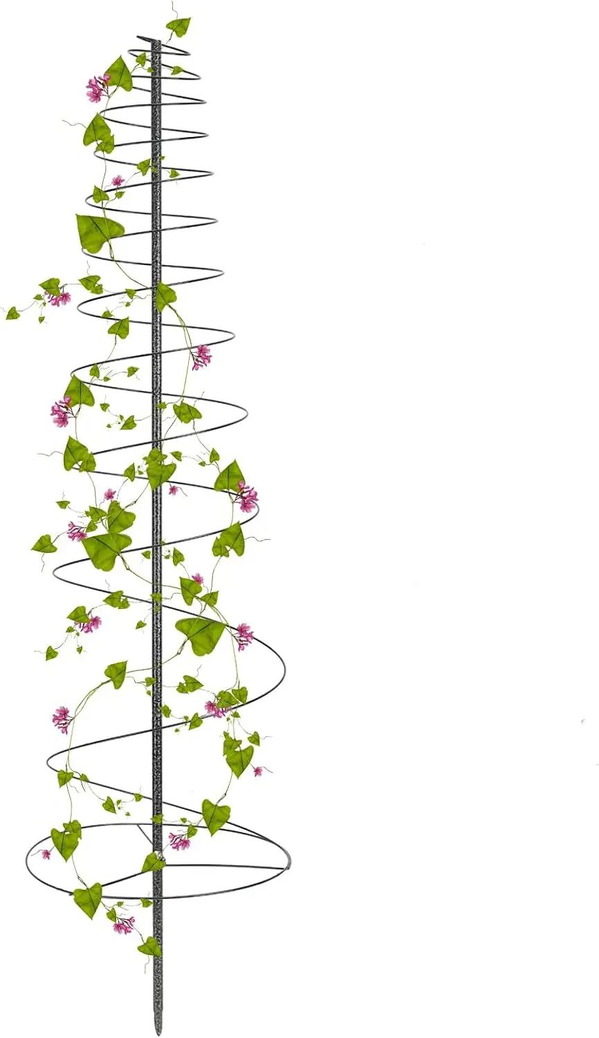 Trellis for Climbing Plants Outdoor, 73inch Tall Plants Trellis Support Metal Garden Trellis for Vegetables Flowers Plants Vine Support