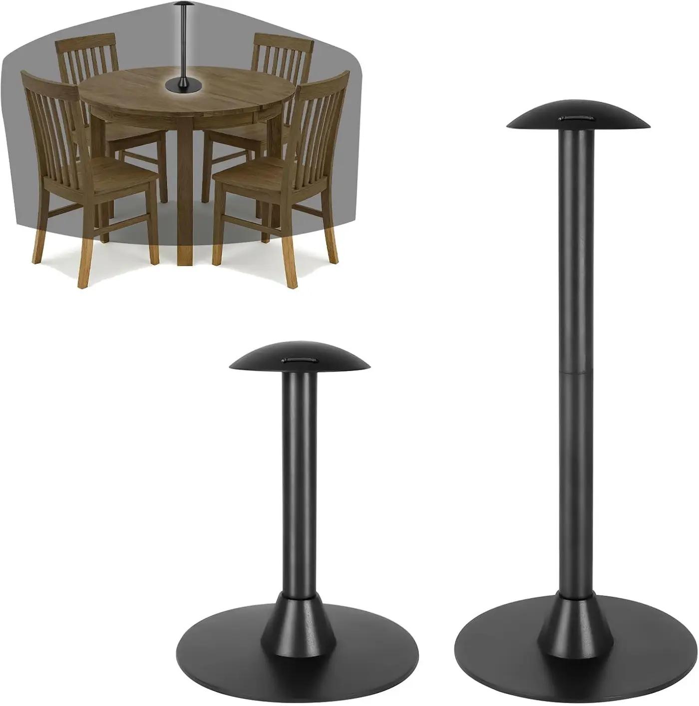 RICHIE Adjustable Patio Furniture Cover Support Pole, Pole System for 11" or 20", Rustproof ABS, Anti-Collapse Cap &amp; Wide Base, for for Outdoor Furniture, Prevents Sagging, Water Pooling, Snow &amp;Leaves