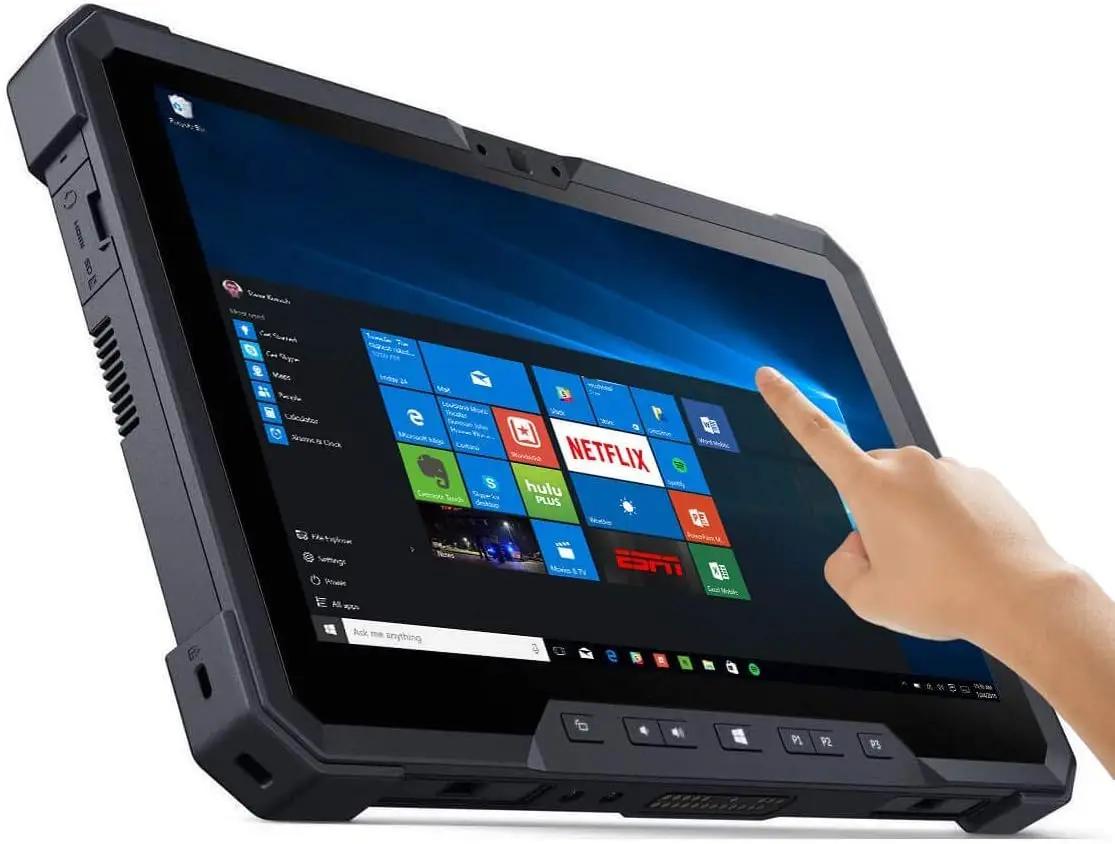 Dell Latitude 7212 Rugged Extreme 11.6" FHD Touchscreen Tablet Laptop Intel Core i5-7300U Dual Core 16GB 256GB SSD Hard Drive W10P w/Cams (Renewed)