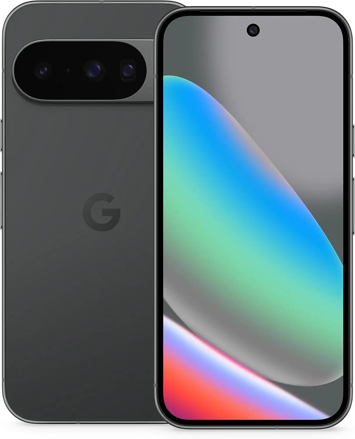 Google Pixel 10 - Unlocked Android Smartphone - Gemini AI Assistant - Advanced Triple Rear Camera, Fast-Charging 24+ Hour Battery, and 6.3" Actua Display - Obsidian - 128 GB (2025 Model) ECOLOGO