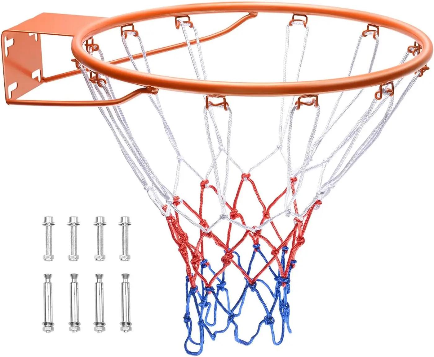 VEVOR Basketball Hoop, 44 54 Inchs PC Backboard Wall Mounted, Basketball Portable Hoop &amp; Goal, Indoor &amp; Outdoor with Hand-Crank Adjustment, Classic Basketball Court, Teens, Adults, Schools, Parks