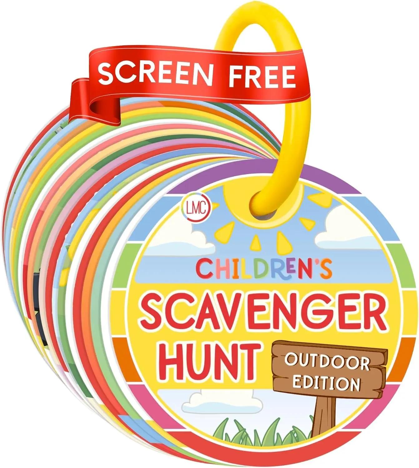 Children's Scavenger Hunt | Toddler Activities | Games for 2, 3 Year Old's &amp; Up | Kids Educational Scavenger Hunt Cards (Outdoor Edition)