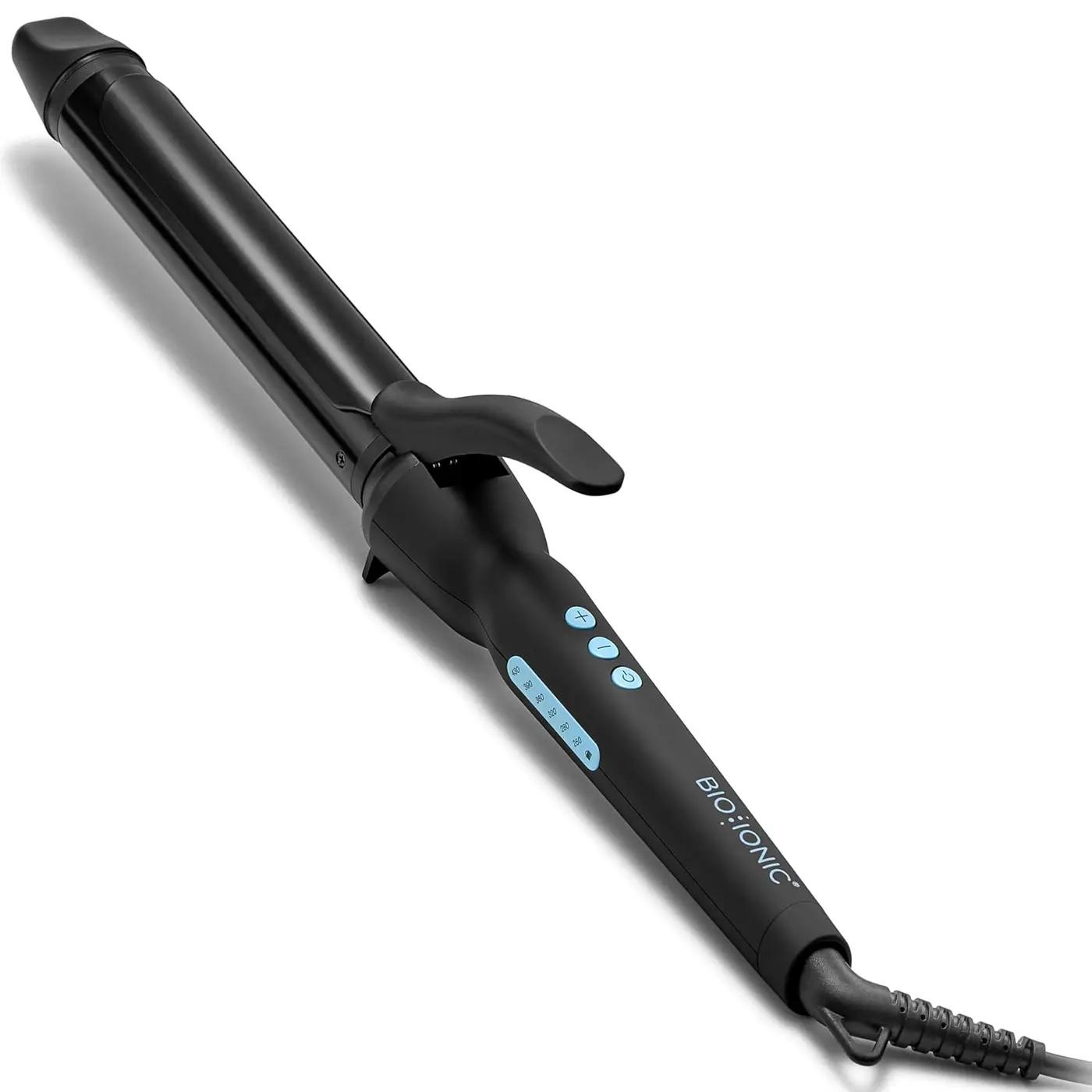 Bio Ionic Long Barrel Curling Iron with Moisture Heat Technology &amp; NanoIonic MX Versatile Curling Wand - Multiple Barrel Sizes for Tight, Classic, Loose &amp; Soft Curls