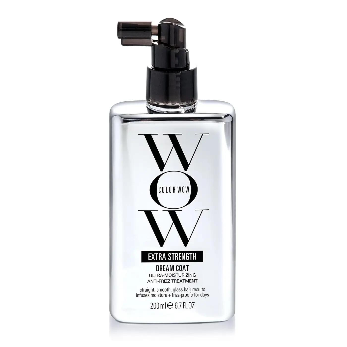 COLOR WOW Extra Strength Dream Coat – Powerful ultra moisturizing, anti humidity treatment for extremely frizz prone hair, glassy smooth, straight + resistant styles up to 3-4 washes