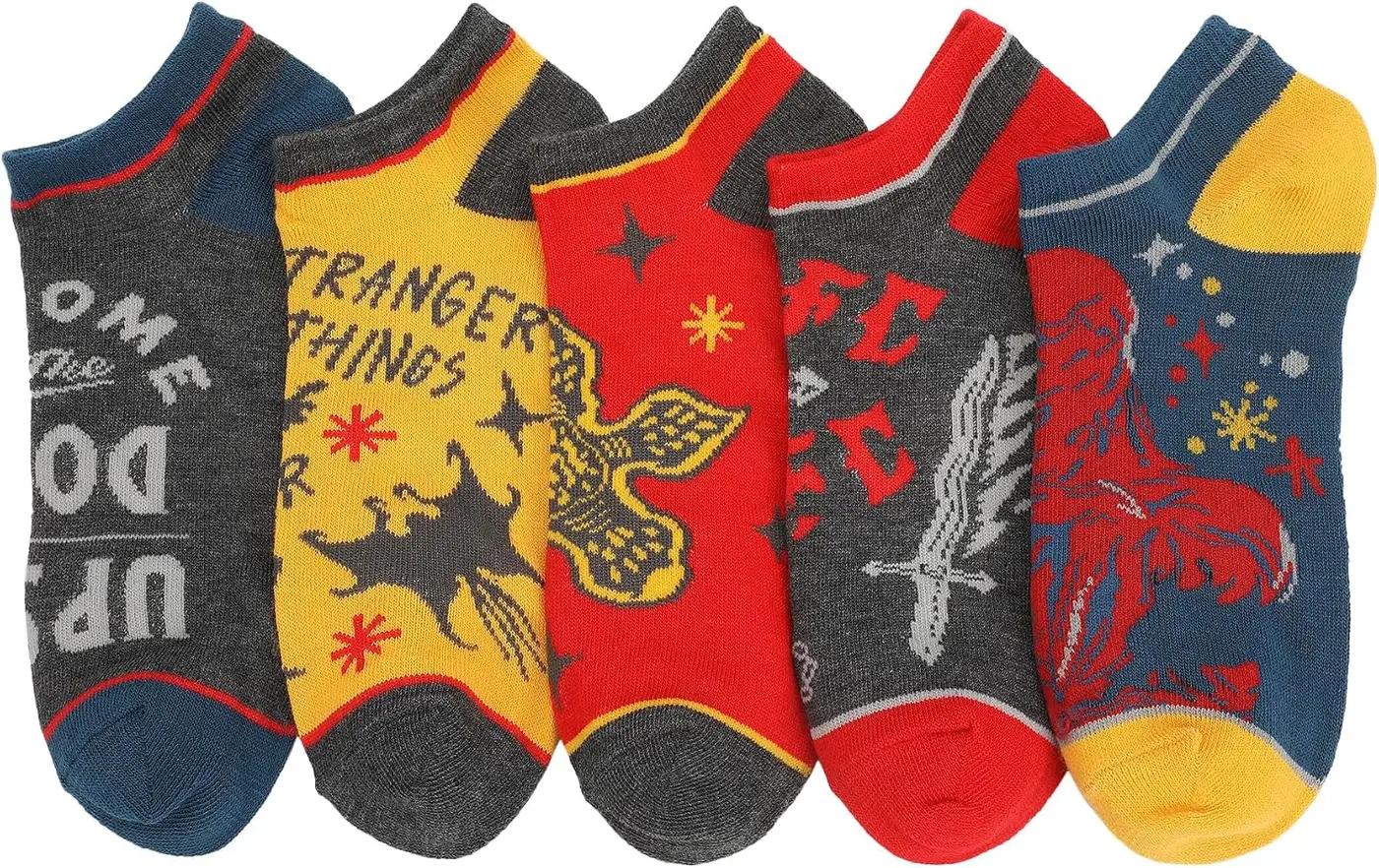 Bioworld Stranger Things Icons Womens Ankle Socks 5 Pack