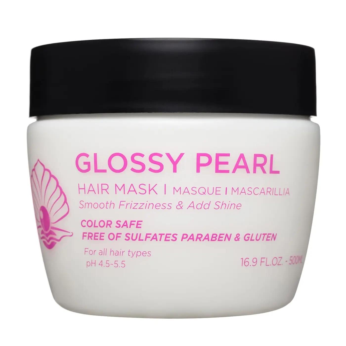 Luseta Glossy Pearl Hair Mask, Smoothing and Hydrating Hair Treatment Deep Conditioner for Damaged and Frizzy Hair,Reduces Frizz &amp; Add Shine, Sulfate Free