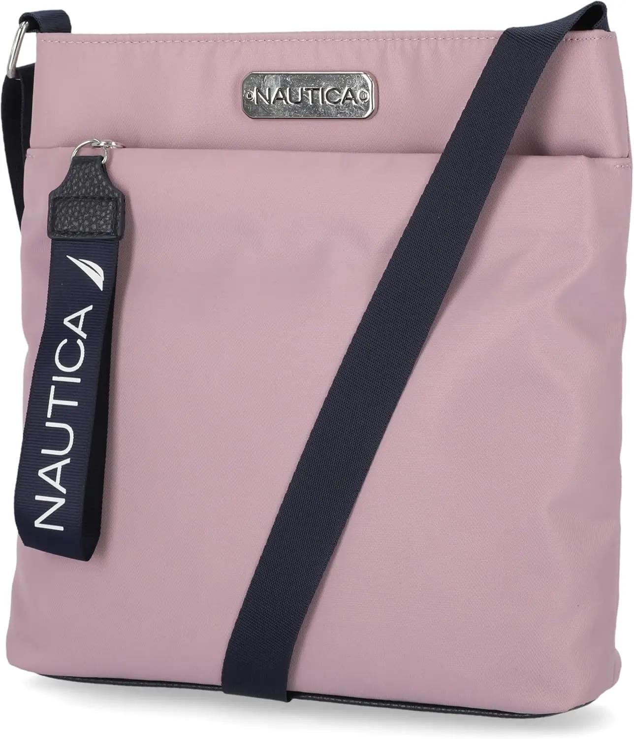 Nautica Diver Nylon Small Women's Crossbody Bag Purse with Adjustable Shoulder Strap