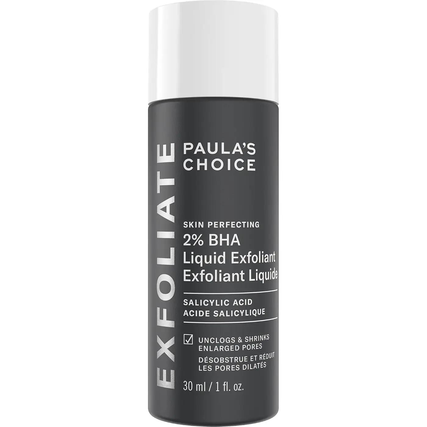 Paula's Choice SKIN PERFECTING 2% BHA Liquid Exfoliant with Salicylic Acid, Facial Polish for Pores, Wrinkles &amp; Fine Lines, Suitable for Blackhead-Prone Skin, Fragrance-Free