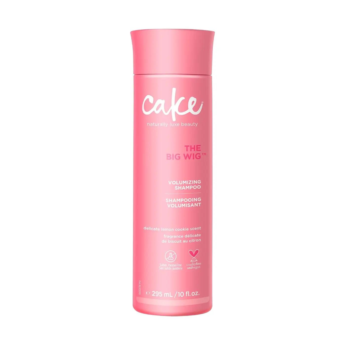 Cake Beauty Shampoo, The Big Wig – Weightless Cleansing and Nourishing – With Aloe Vera Rice &amp; Soy Protein – For All Hair Types – 10 Fl Oz / 295 ml