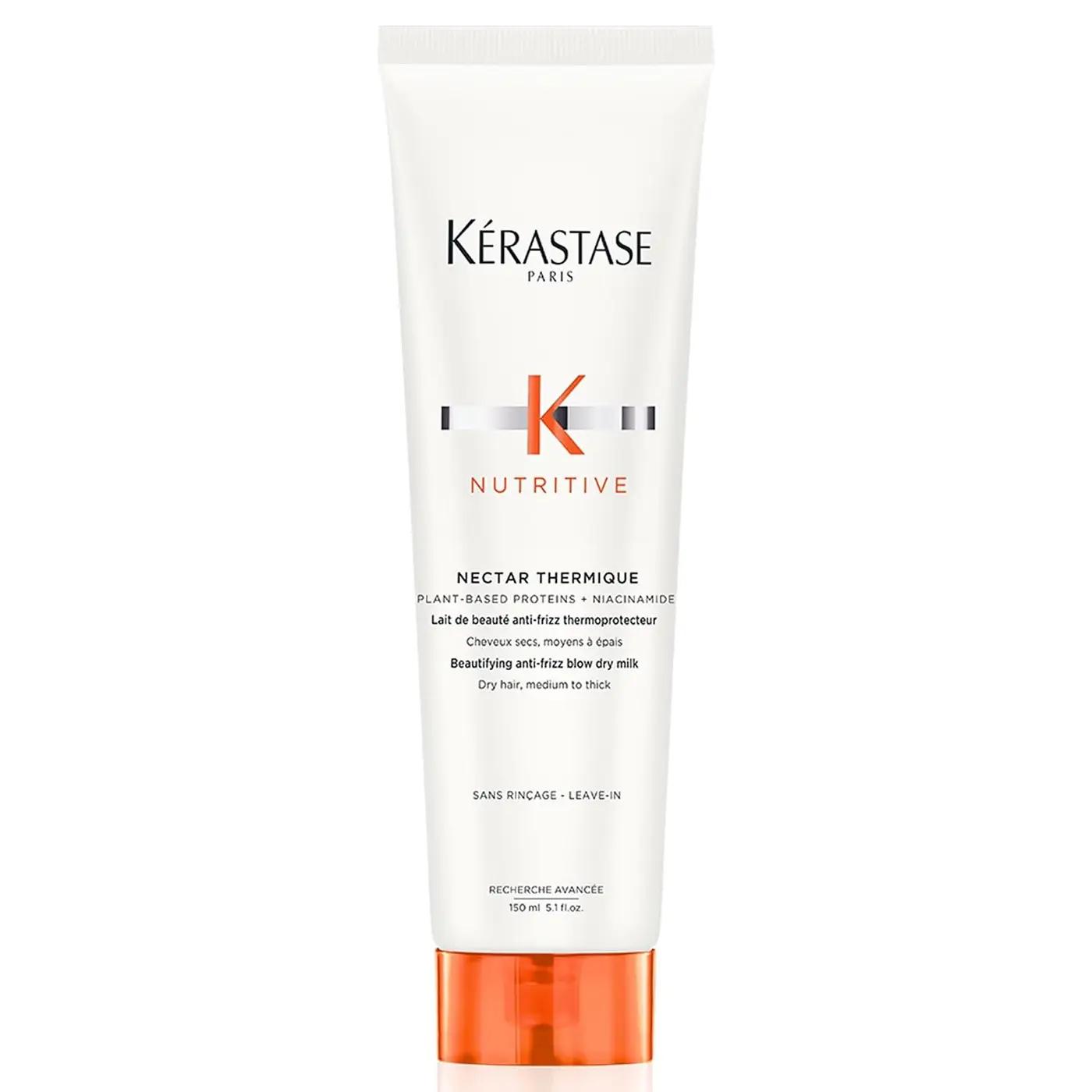 Kerastase Nectar Thermique Heat Protecting Cream - Anti-Frizz, Softness &amp; Shine, Heat Protection, With Niacinamide, For Medium to Thick Dry Hair Cradle to Cradle Certified