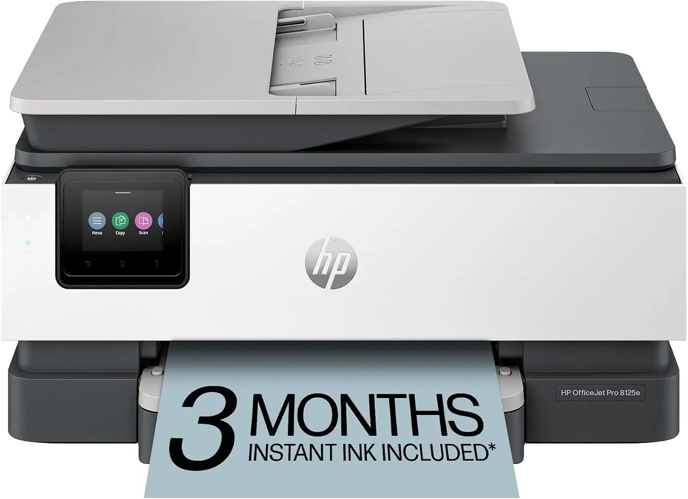 HP OfficeJet Pro 8125e Wireless All-in-One Color Inkjet Printer