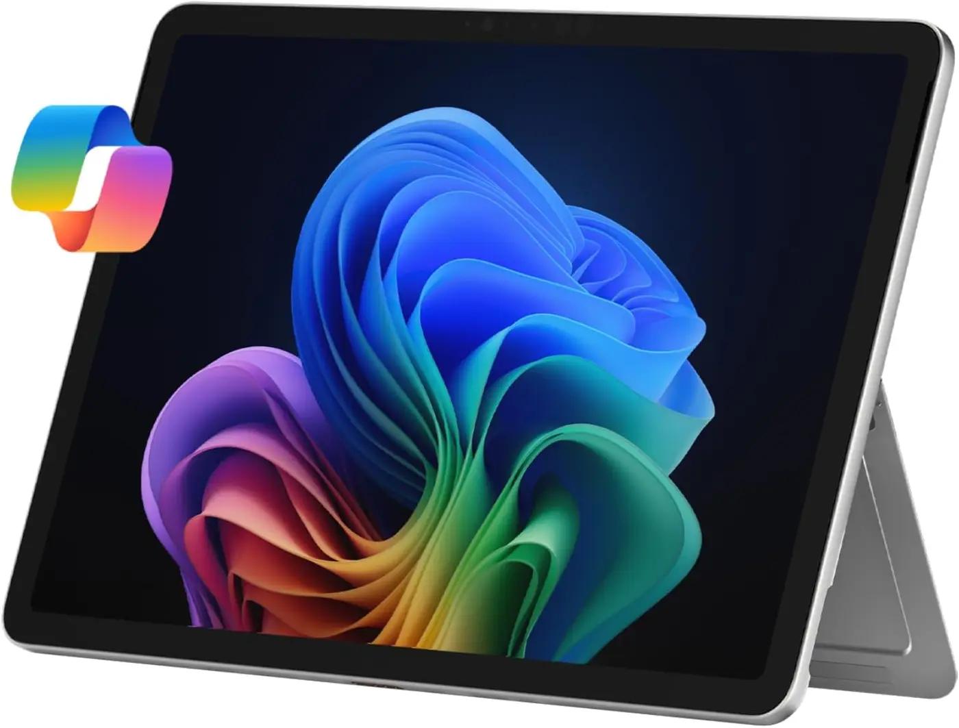 Microsoft Surface Pro 2-in-1 Laptop/Tablet (2025), Windows 11 Copilot+ PC, 12" Touchscreen Display, Snapdragon X Plus (8 Core), 16GB RAM, 512GB Storage, Platinum (Renewed)