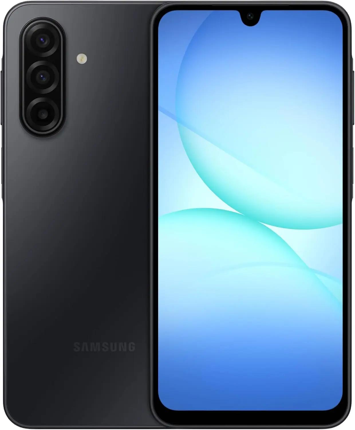 Samsung Galaxy A17 5G Smart Phone, 128GB, Large AMOLED, High-Res Camera, Durable Design, Super Fast Charging, Expandable Storage, Circle to Search, 2025, US 1 Yr Manufacturer Warranty, Black