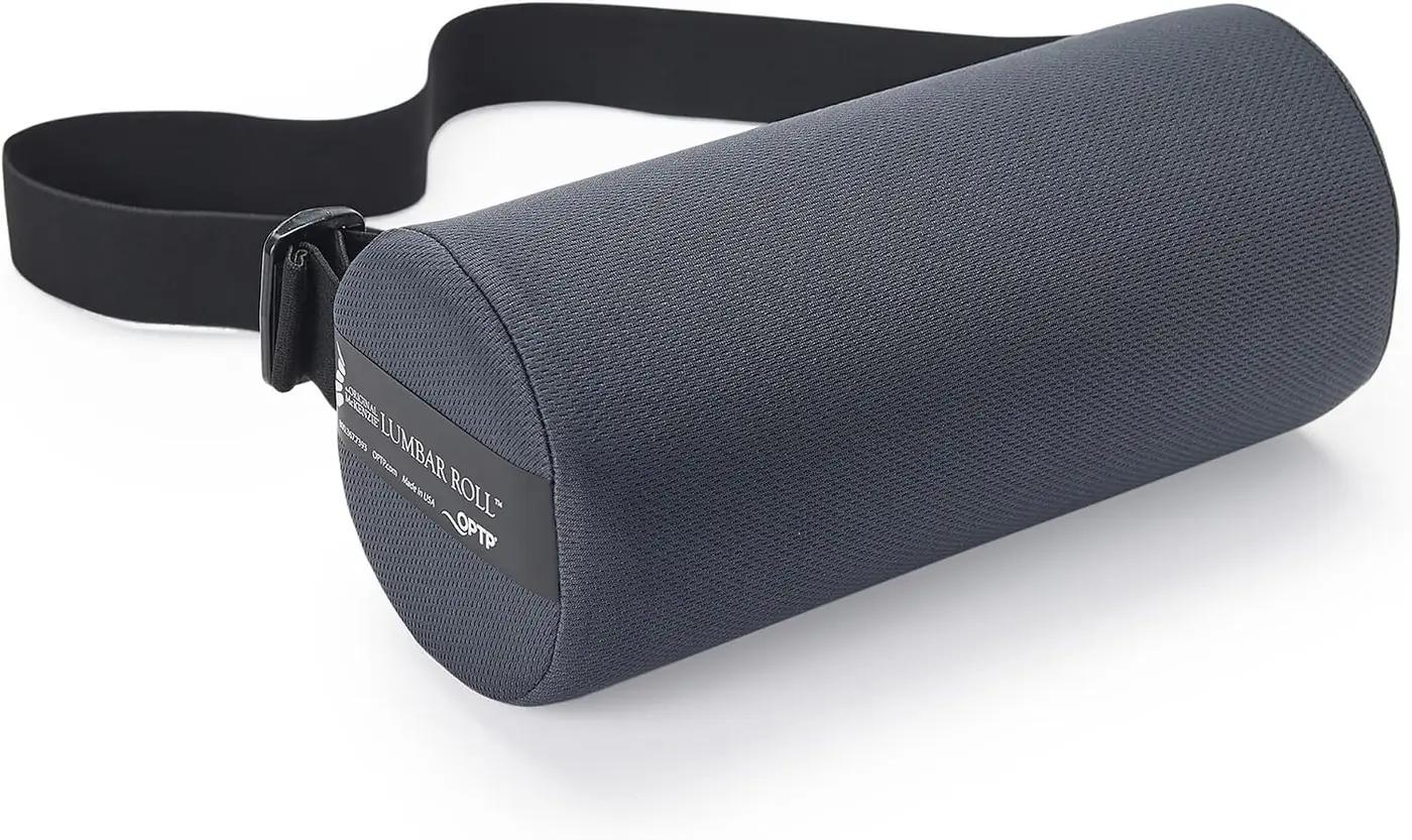 OPTP The Original McKenzie Lumbar Roll – USA-Made Low Back Lumbar Support for Office Chair &amp; Car Seat Back Support Cushion. The Preferred Lumbar Pillow by Physical Therapists - Standard Density