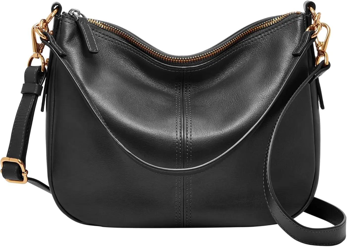 Fossil Women's Jolie Leather Crossbody Purse Handbag Leather Working Group