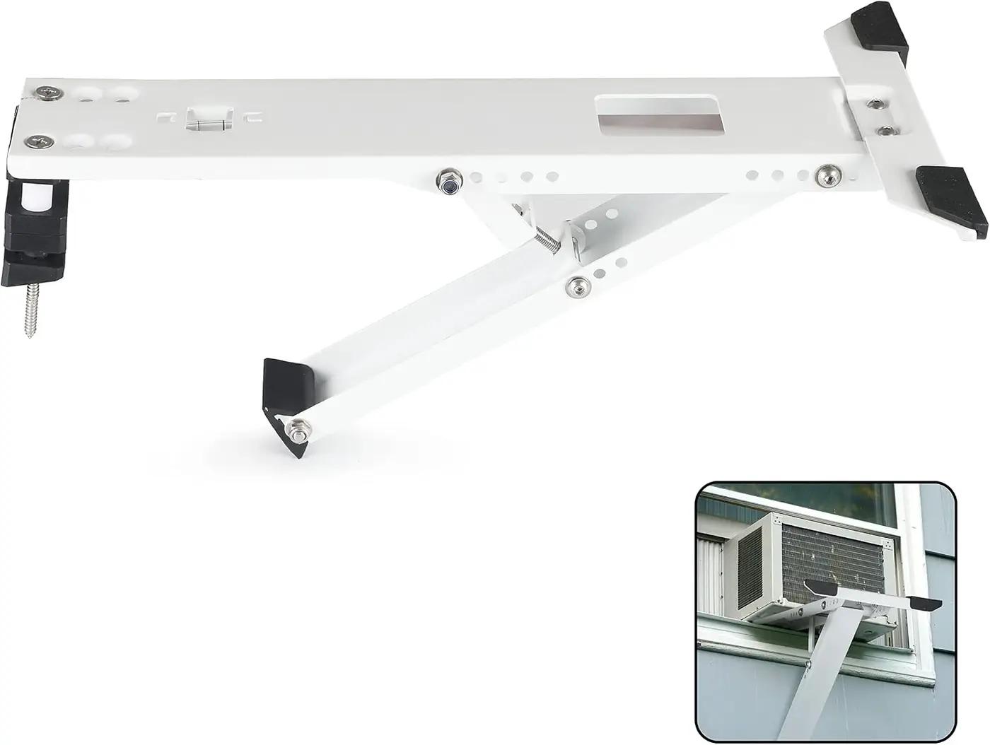 Air Conditioner Support Bracket for Outdoor Window AC, Supports Units Up to 12,000 BTU &amp; 165 Lbs., Heavy Duty Mount Suitable for Most Windows, KT-04L