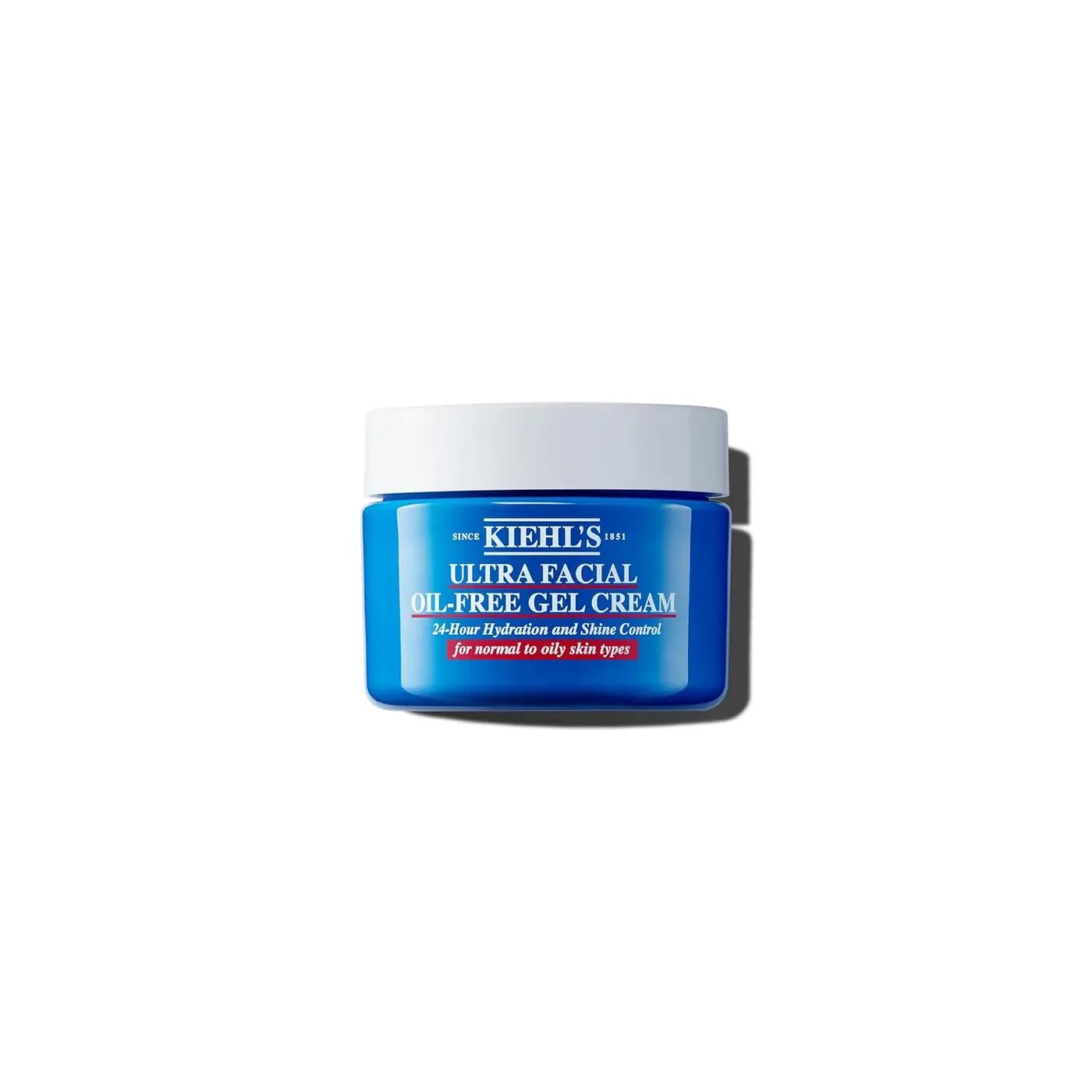 Kiehl's Ultra Facial Oil-Free Moisturizer, Shine-Reducing Gel Cream for Oily to Normal Skin, Hydrates Skin for 24 Hours, Visibly Minimizes Pores, Non-comedogenic, Alcohol-free, Fragrance-free Cradle to Cradle Certified