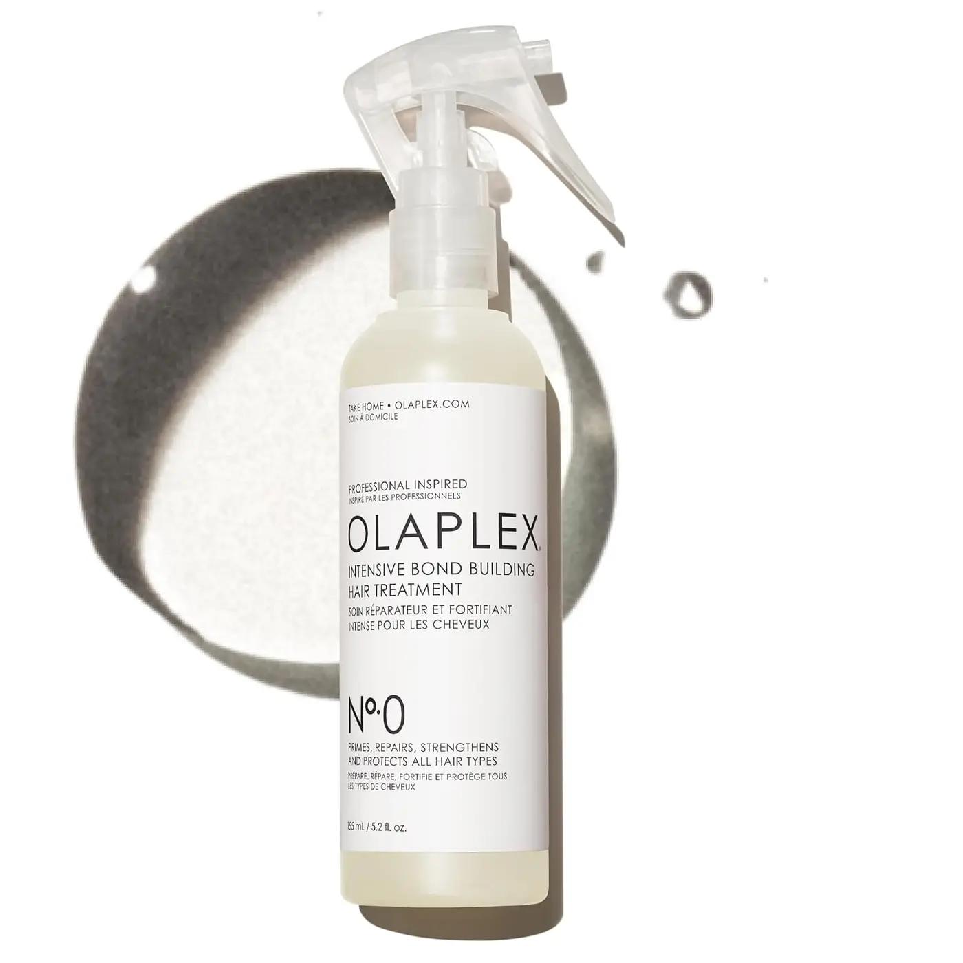 Olaplex Nº. 0 Intensive Bond Building Hair Treatment: Primes &amp; Strengthens | Repairs &amp; Protects Hair | For Coily, Curly, Straight, and Wavy, 155 mL / 5.2 Fl Oz